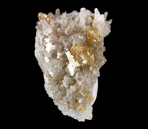 Monazite-(Ce), Quartz image