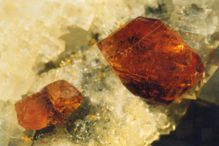 Monazite (Ce), Trimouns, Luzenac, Ariège, France image