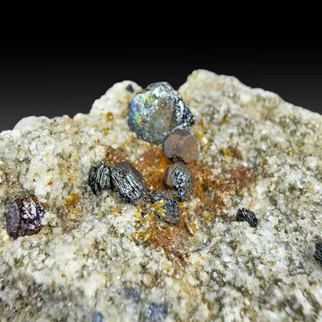 Monazite-Ce with Hematite
