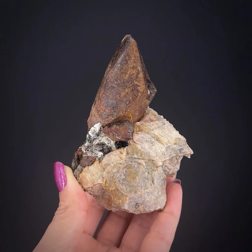 Monazite-(Ce) with Orthoclase and Muscovite image