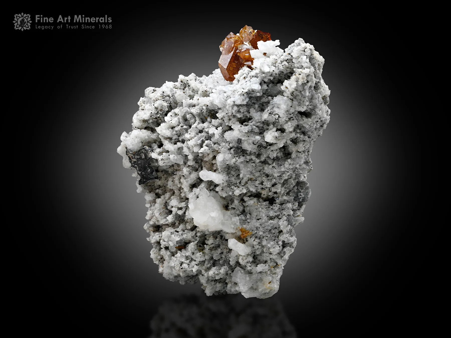 Monazite cluster on Matrix from Pakistan - image 1