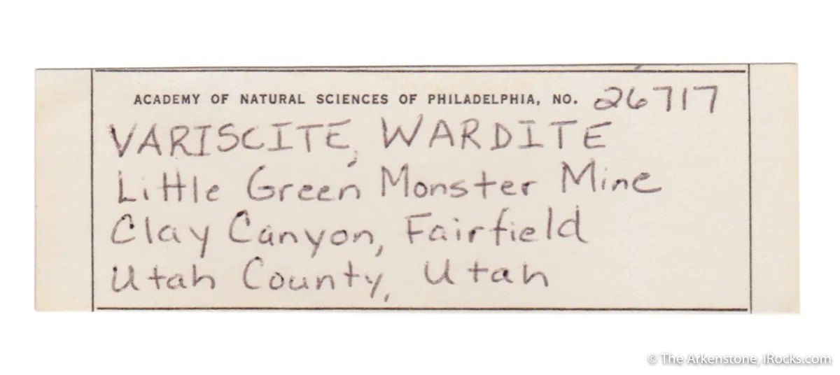 Montgomeryite crystals (TL) with Variscite, Wardite - image 6