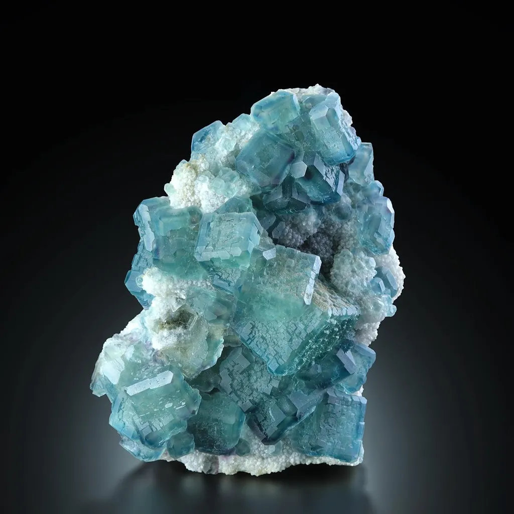 Morandi Fluorite on Quartz - image 3