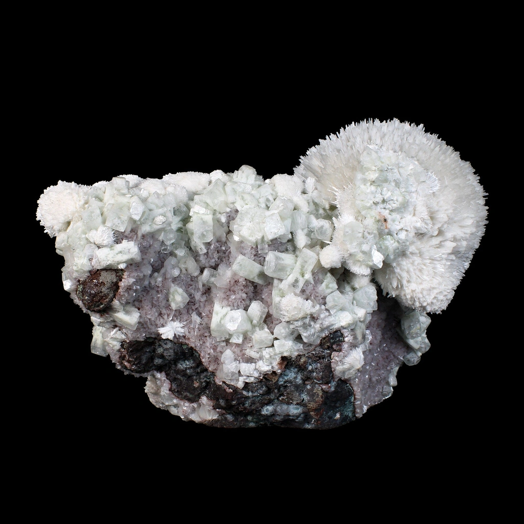 Mordenite from Ahilyanagar, Maharashtra, India, Mahajanga Province, Madagascar - image 6