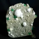 Mordenite on Green Apophyllite From India - image 4