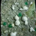 Mordenite on Green Apophyllite From India - image 2