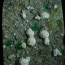 Mordenite on Green Apophyllite From India - image 3
