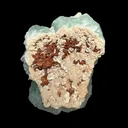 Mordenite on Green Apophyllite – Indian Zeolite Specimen from Ahmednagar - image 7