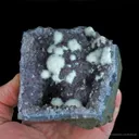 Mordenite on Quartz Var. Amethyst - image 4
