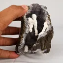 Mordenite with amethyst Natural Mineral Specimen - image 5