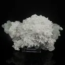 Mordenite with Green Apophyllite – Rare Indian Zeolite Mineral Specimen - image 1