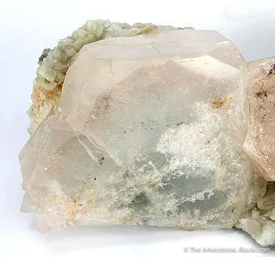 Morganite And Aquamarine on Albite "Pala Princess Iii" - image 2