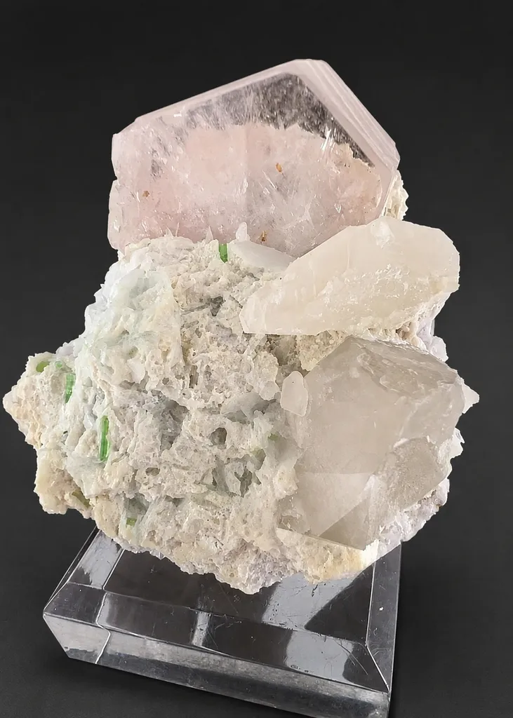 Morganite from Afghanistan, Kunar, Dara-e-Pech District, Dara-e-Pech pegmatite field - image 3