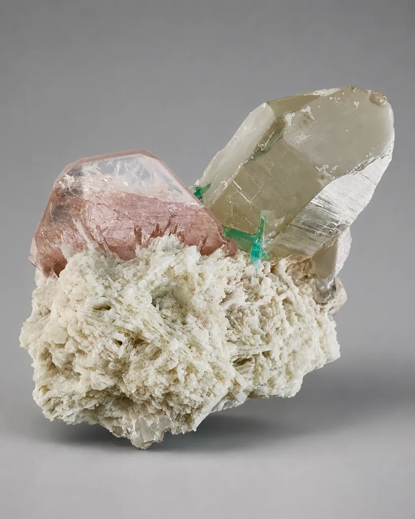 Morganite from Afghanistan, Kunar, Dara-e-Pech District, Dara-e-Pech pegmatite field - image 7