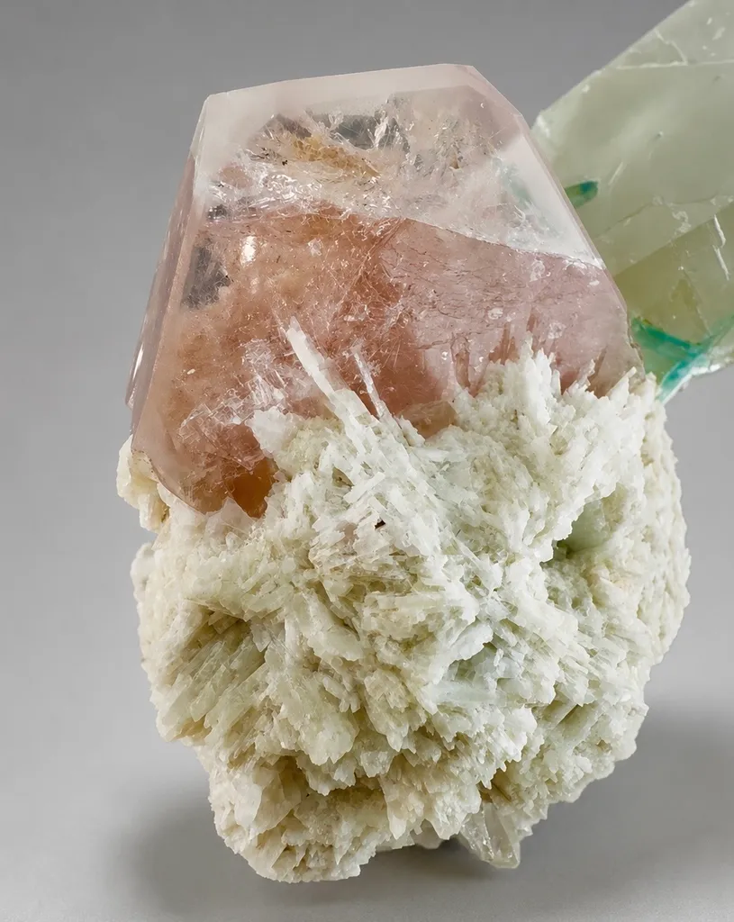 Morganite from Afghanistan, Kunar, Dara-e-Pech District, Dara-e-Pech pegmatite field - image 5