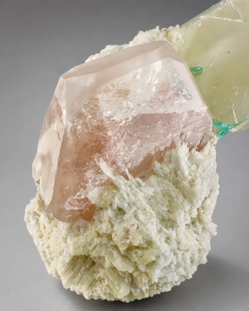 Morganite from Afghanistan, Kunar, Dara-e-Pech District, Dara-e-Pech pegmatite field - image 6