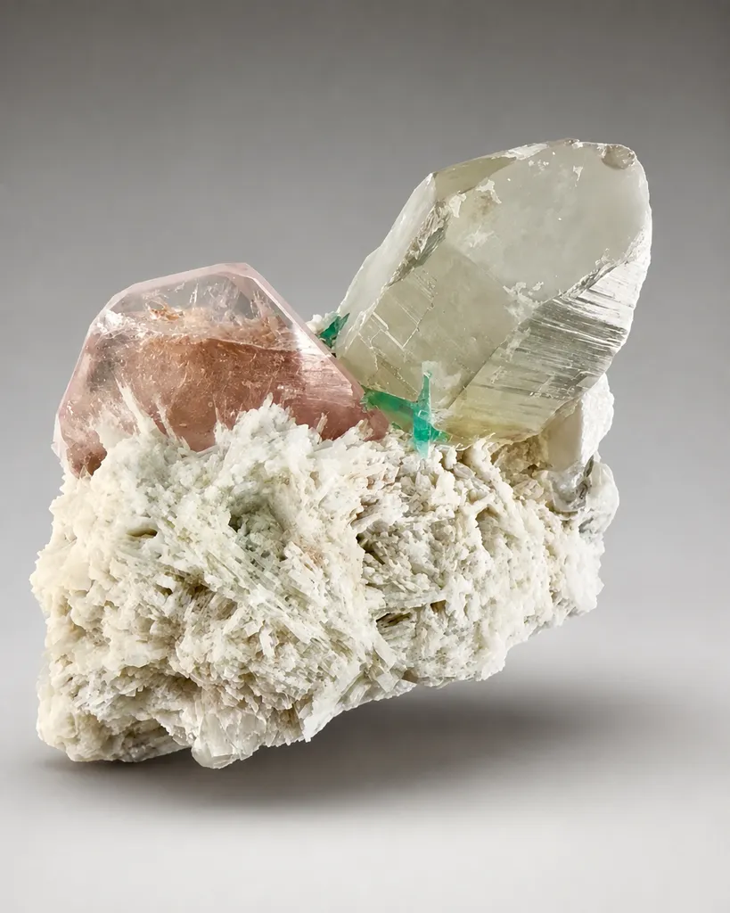 Morganite from Afghanistan, Kunar, Dara-e-Pech District, Dara-e-Pech pegmatite field - image 8