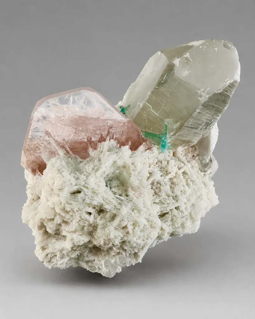 Morganite from Afghanistan, Kunar, Dara-e-Pech District, Dara-e-Pech pegmatite field - image 3