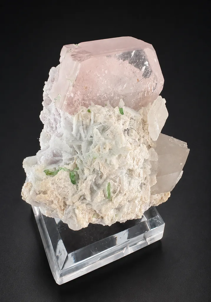 Morganite from Afghanistan, Kunar, Dara-e-Pech District, Dara-e-Pech pegmatite field - image 7