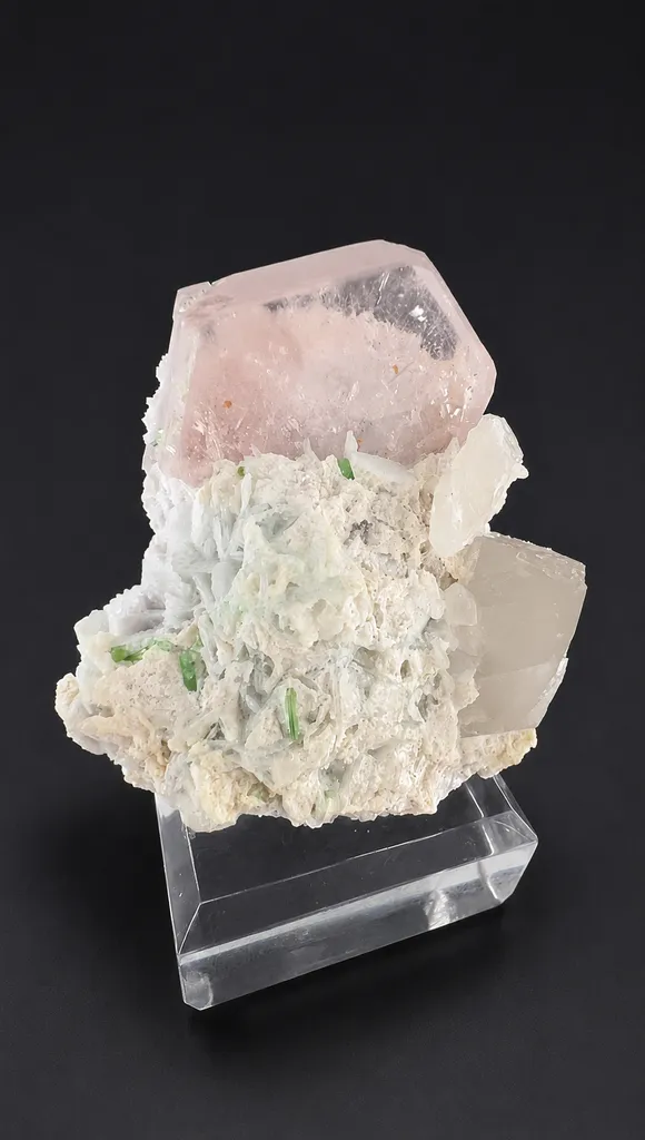 Morganite from Afghanistan, Kunar, Dara-e-Pech District, Dara-e-Pech pegmatite field - image 8