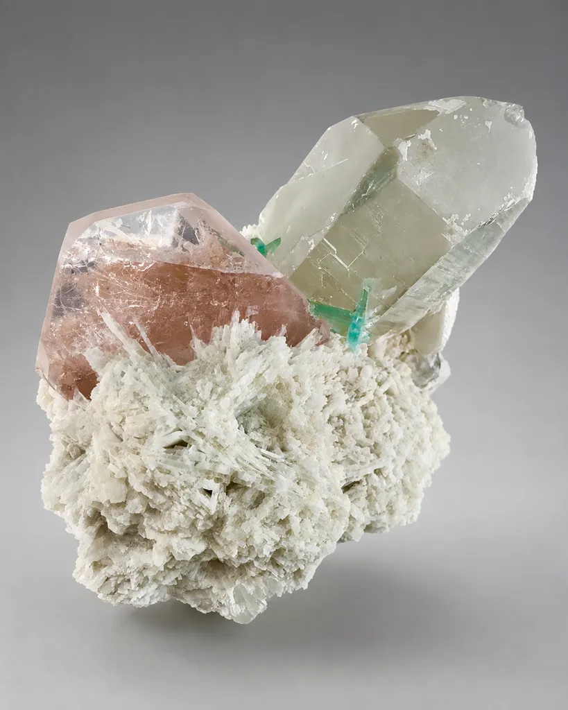 Morganite from Afghanistan, Kunar, Dara-e-Pech District, Dara-e-Pech pegmatite field - image 4