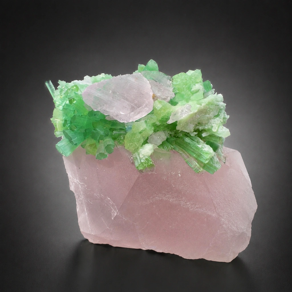 Morganite from Dara-e-Pech pegmatite field, Dara-e-Pech District, Kunar, Afghanistan image