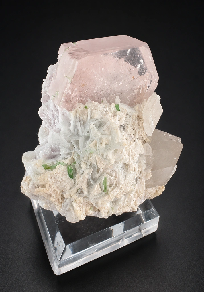 Morganite from Dara-e-Pech pegmatite field, Dara-e-Pech District, Kunar, Afghanistan - image 7