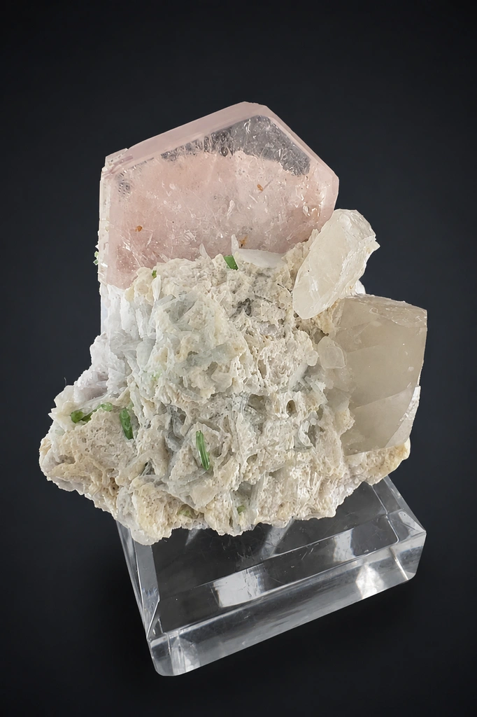 Morganite from Dara-e-Pech pegmatite field, Dara-e-Pech District, Kunar, Afghanistan - image 5