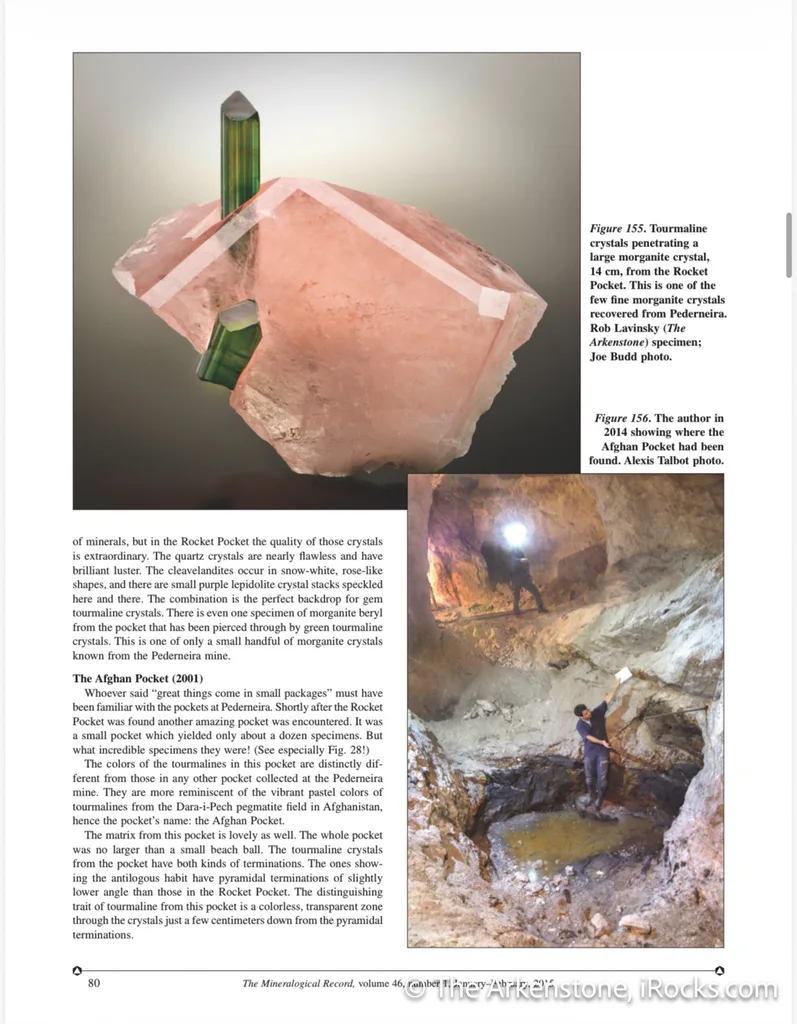 Morganite from Rocket Pocket, Pederneira mine, São José da Safira, Minas Gerais, Brazil - image 4