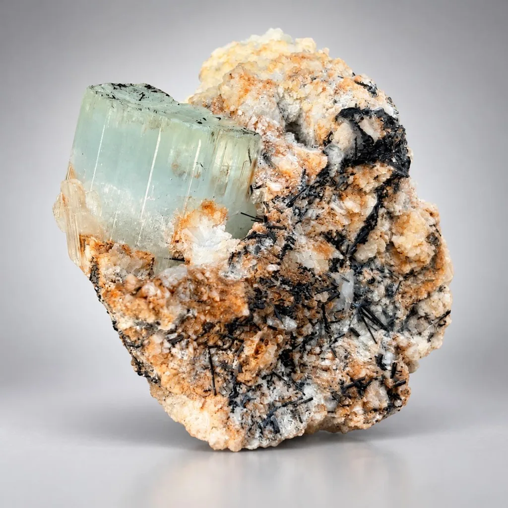 Morganite from Skardu District, Gilgit-Baltistan, Pakistan image