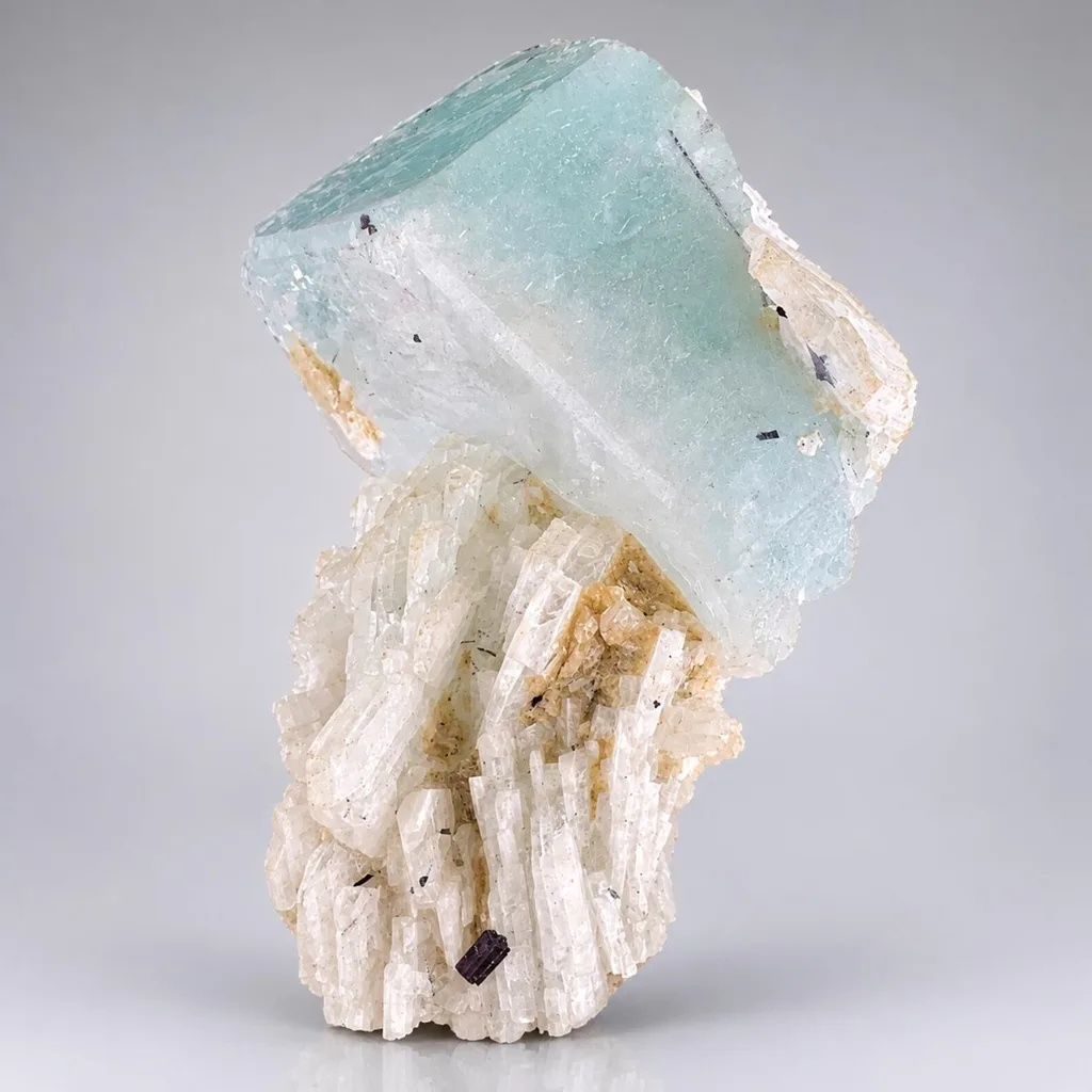 Morganite from Skardu District, Gilgit-Baltistan, Pakistan image
