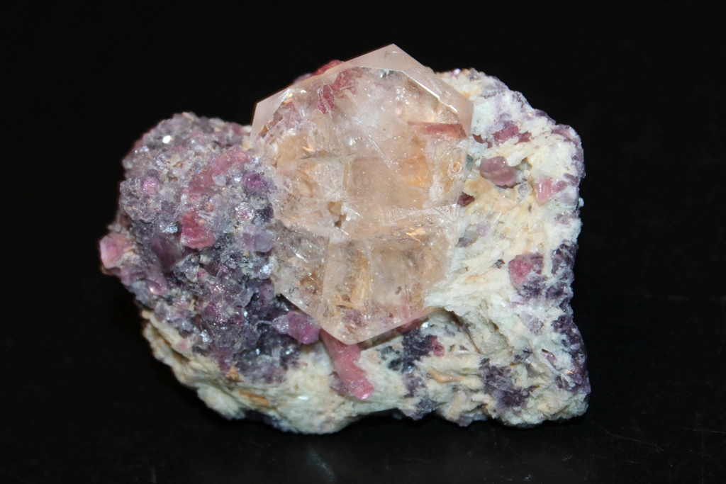 Morganite from Tourmaline Queen Mine, Pala, San Diego County California USA image