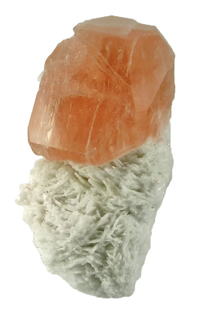Morganite on Albite - image 3