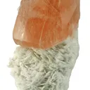 Morganite on Albite - image 3