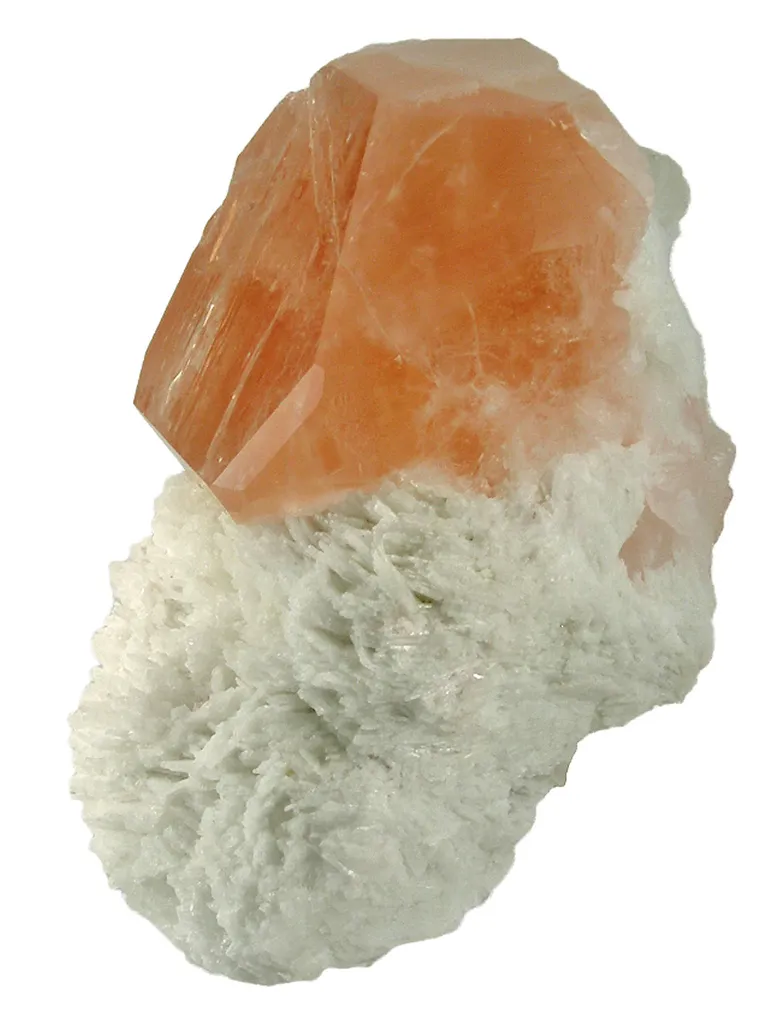 Morganite on Albite - image 4