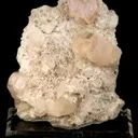 Morganite on Albite With Lepidolite - image 1