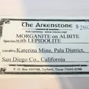 Morganite on Albite With Lepidolite - image 5