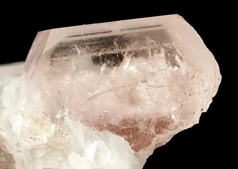 Morganite on Cleavelandite - image 4