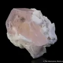 Morganite on Cleavelandite - image 2