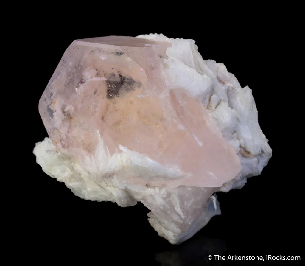 Morganite on Cleavelandite - image 5