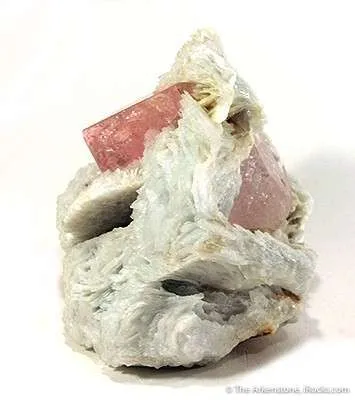 Morganite on Cleavelandite - image 2