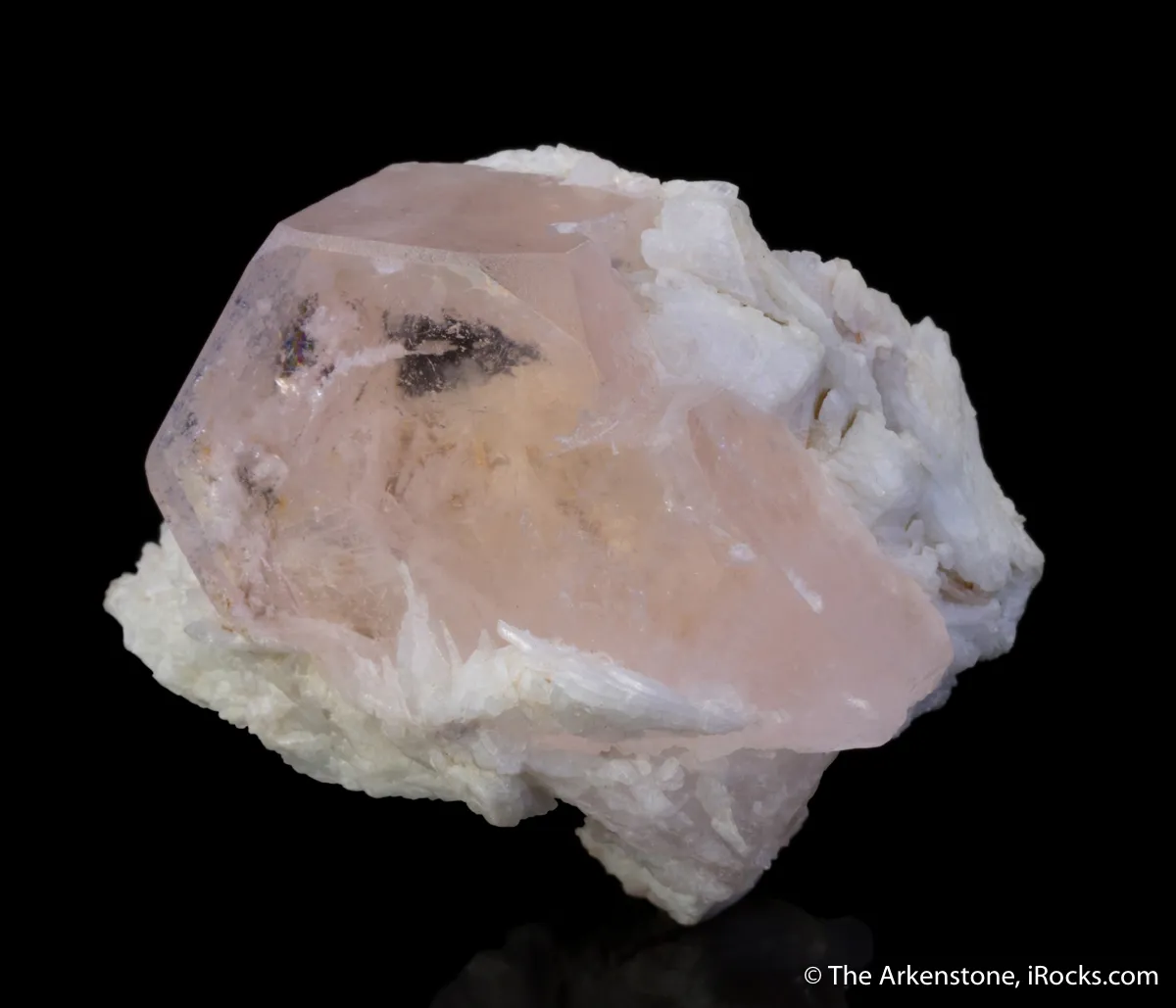 Morganite on Cleavelandite - image 7