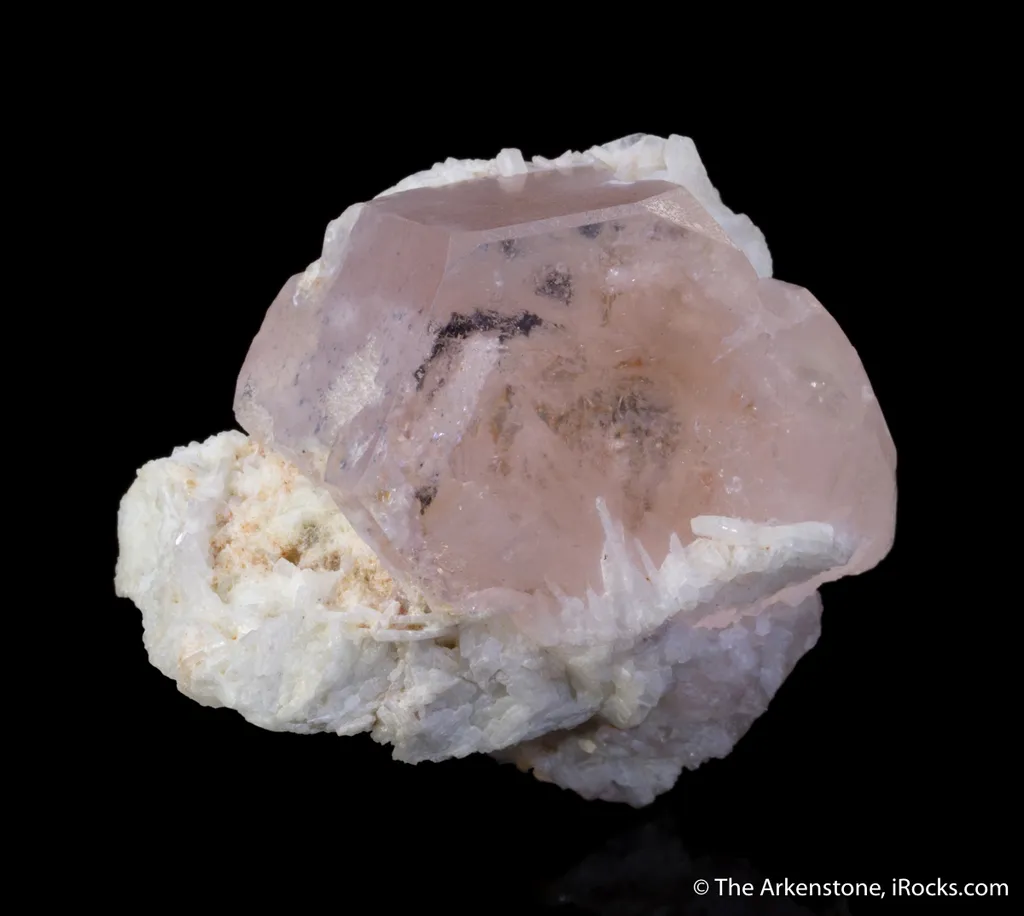 Morganite on Cleavelandite - image 6