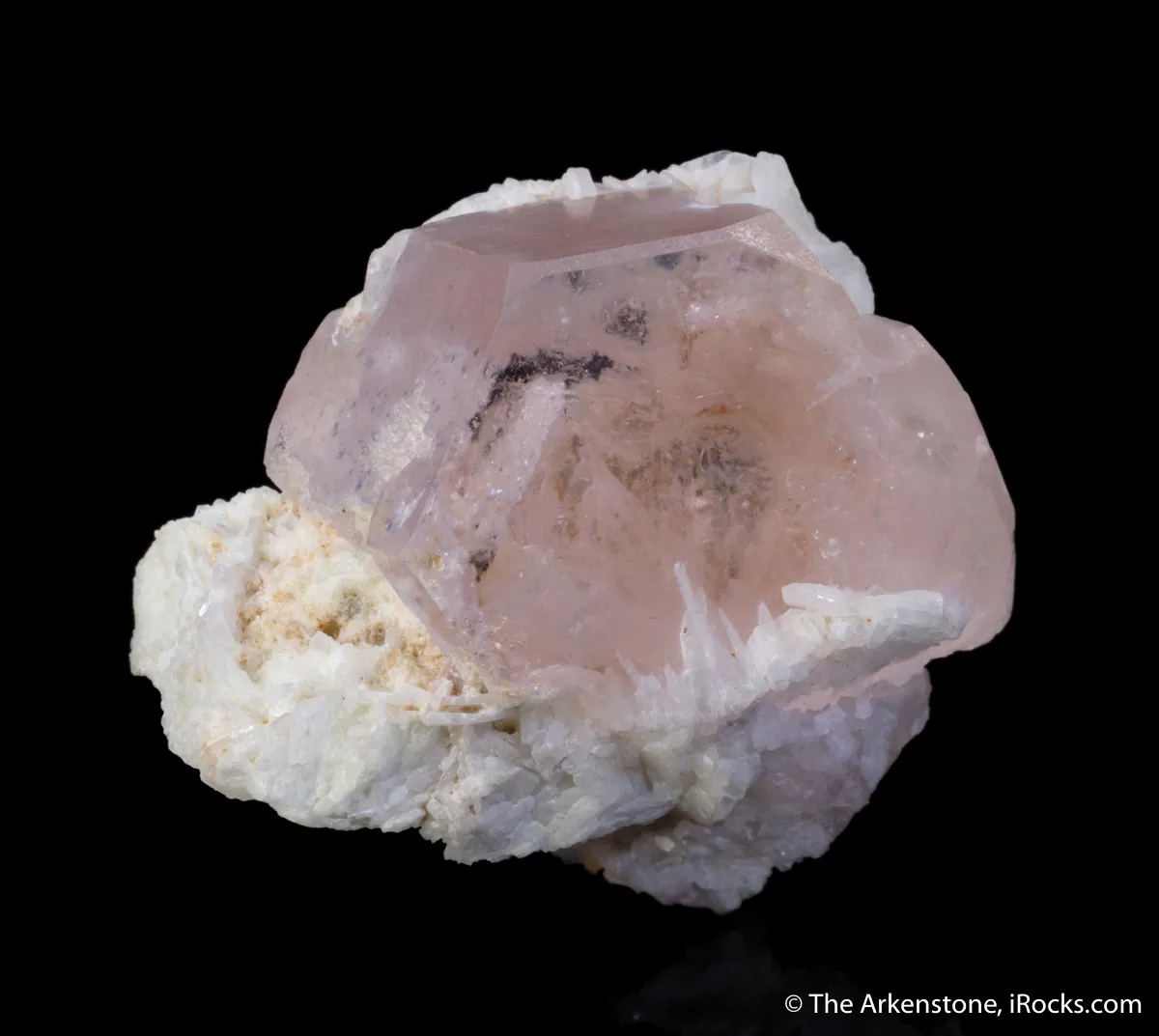 Morganite on Cleavelandite - image 6
