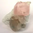 Morganite on Cleavelandite With Quartz - image 1