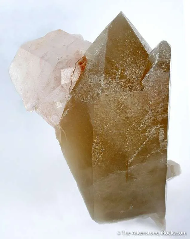 Morganite on Quartz - image 2