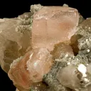 Morganite on Quartz With Lepidolite - image 4