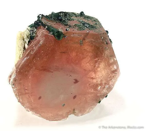 Morganite Over Aquamarine With Tourmaline, Albite, Lepidolite - image 4