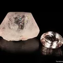 Morganite (rough and cut set) - image 1