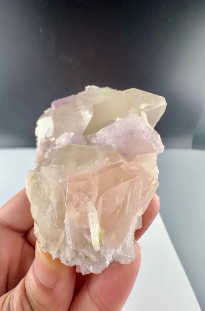 Morganite with kunzite with Quartz from Afghanistan - image 5